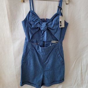TopShop "Playsuit" Denim Romper